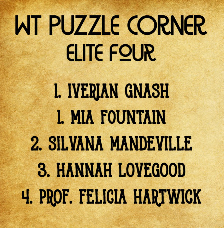 Graphic shows WT Puzzle Corner Elite 4 and a list of names of those in that group.